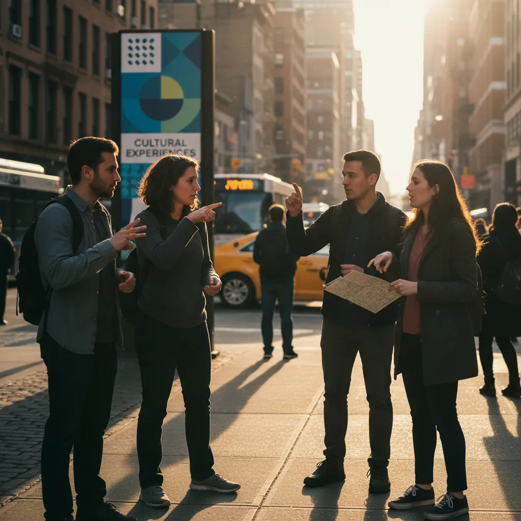 Local NYC scene for NYC Cultural Experiences For Deaf And Hard-Of-Hearing Visitors.
