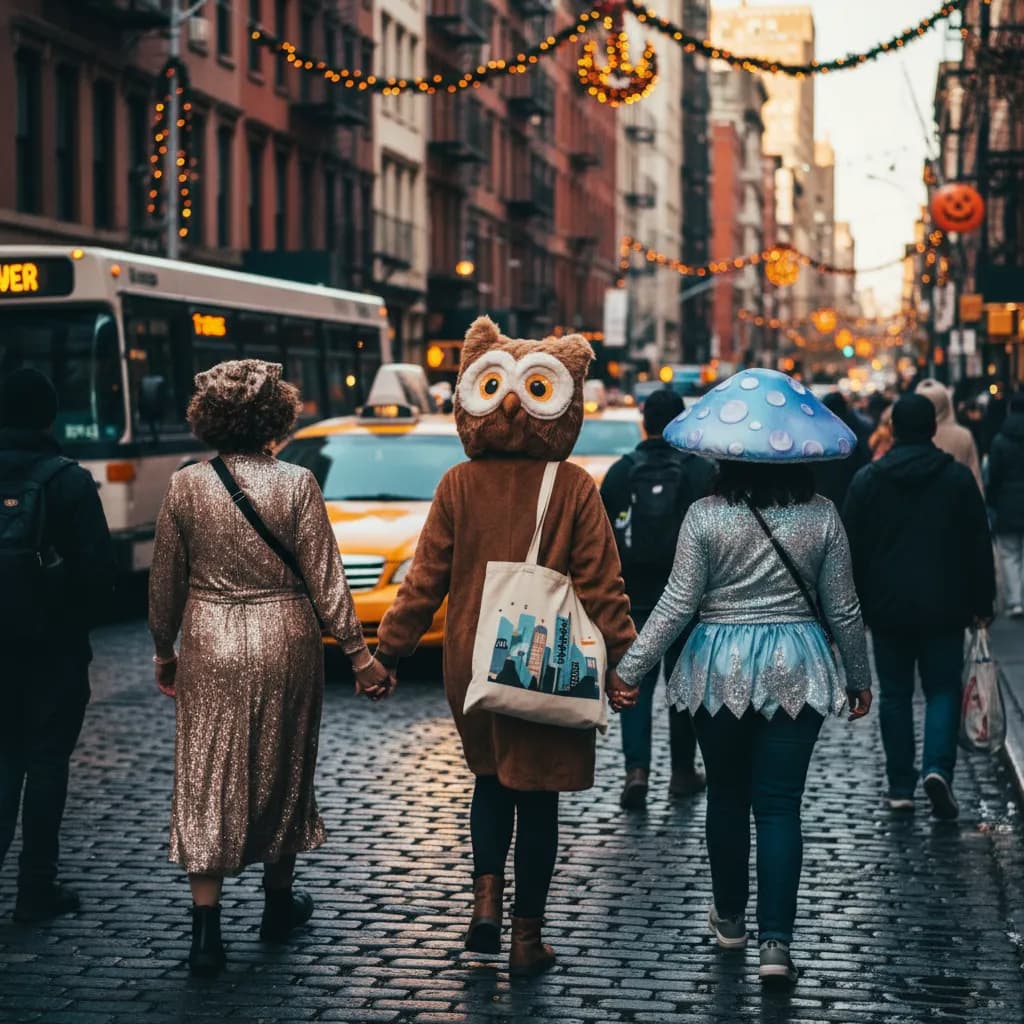 Local NYC scene for NYC Halloween Events For Adults With No Jump Scares.