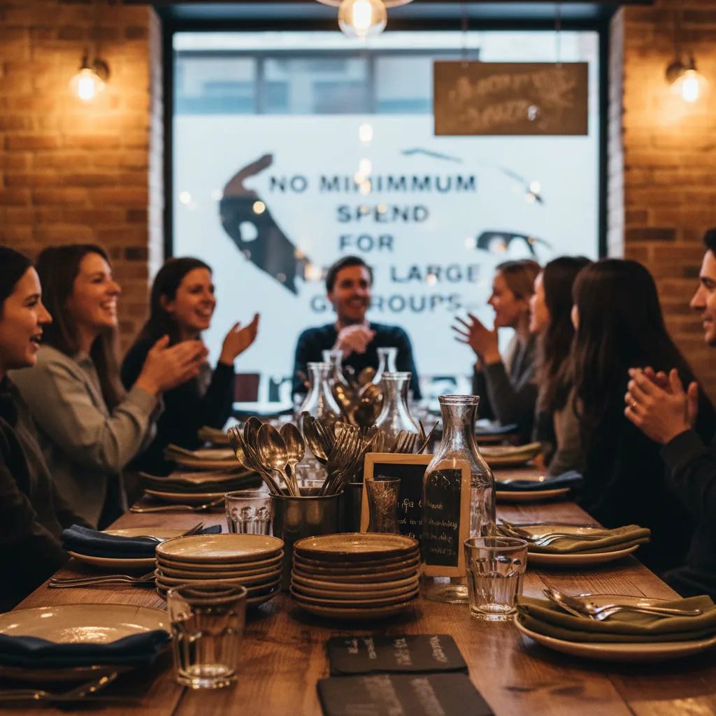 Editorial detail for NYC Restaurants With No Minimum Spend For Large Groups in NYC.
