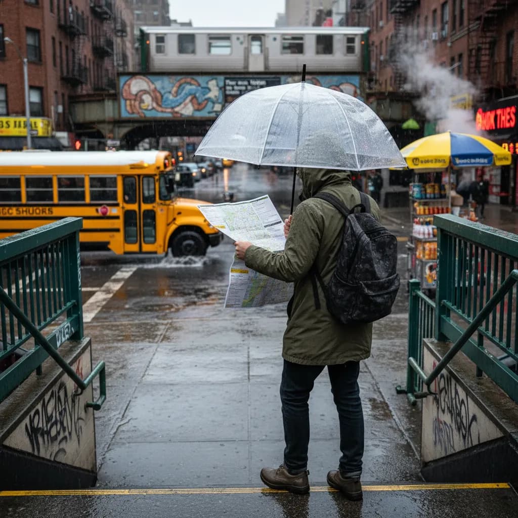 Local NYC scene for Rain-Proof Queens Day Itinerary Using One Subway Line.