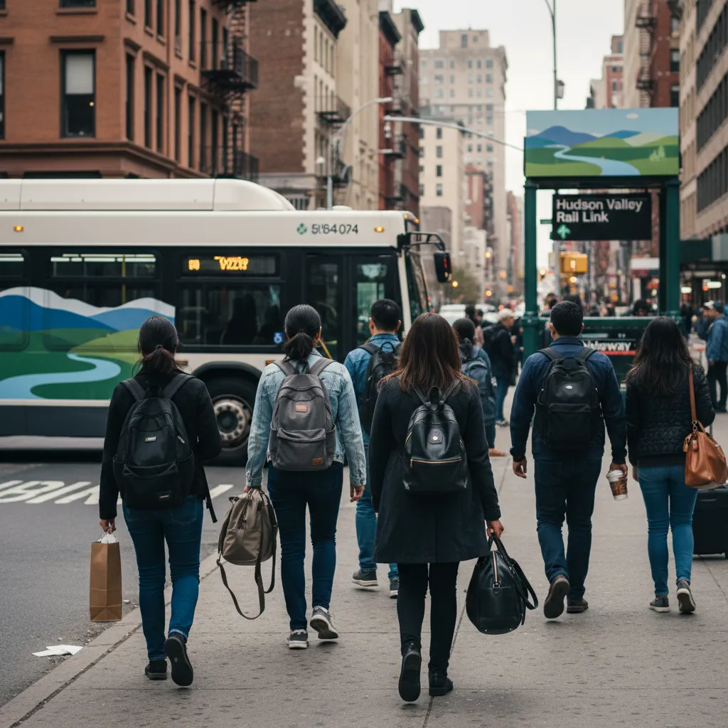 Local NYC scene for Step-Free Hudson Valley Getaways From NYC.