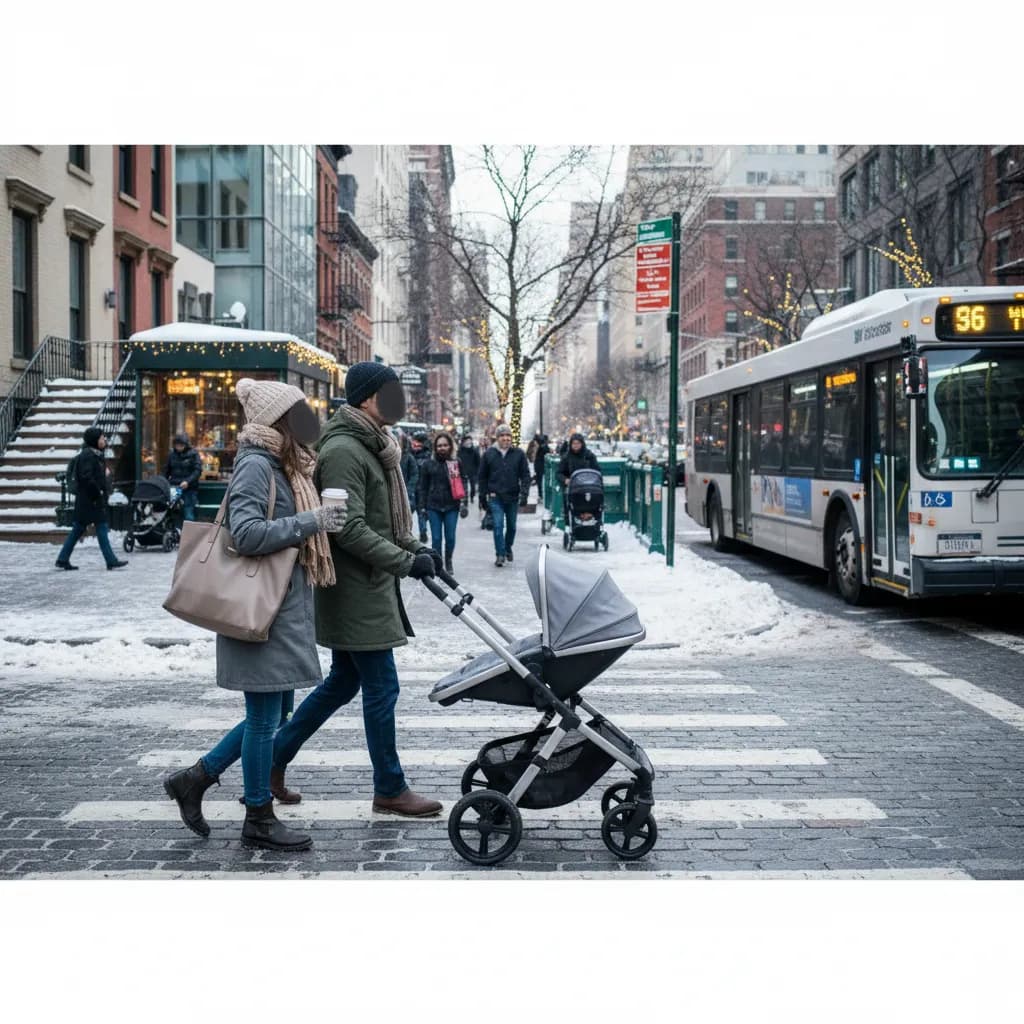 Cover image for Winter NYC Outings Built Around Stroller-Friendly Transit in NYC.