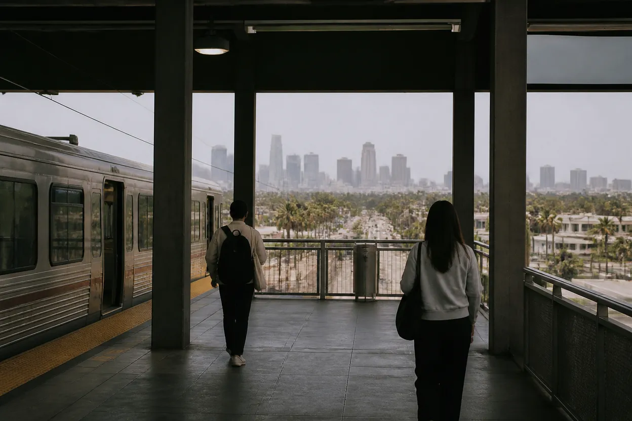 Practical city scene for gann fire: Public Spaces for a Free Los Angeles Reset
