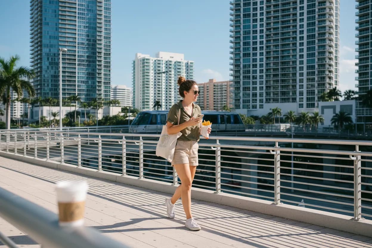 Practical city scene for Miami Chick-fil-A Guide for Breakfast and Quick Lunch Runs