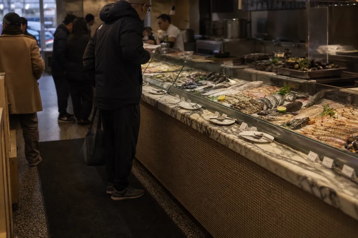 NYC experience scene for Abuqir in Astoria When a Seafood Dinner Has to Stay Casual and Shareable
