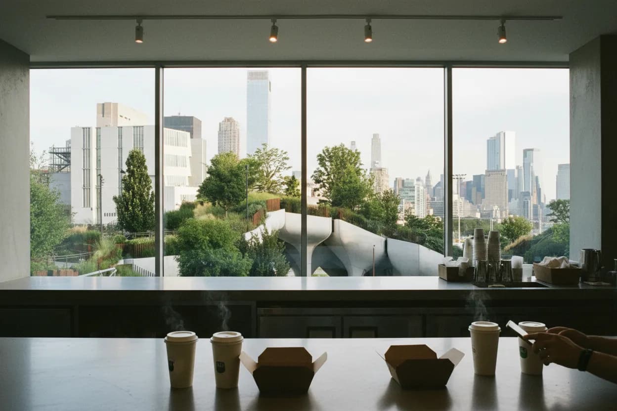 Realistic city scene for 7 brew: How to Navigate NYC Without Guessing