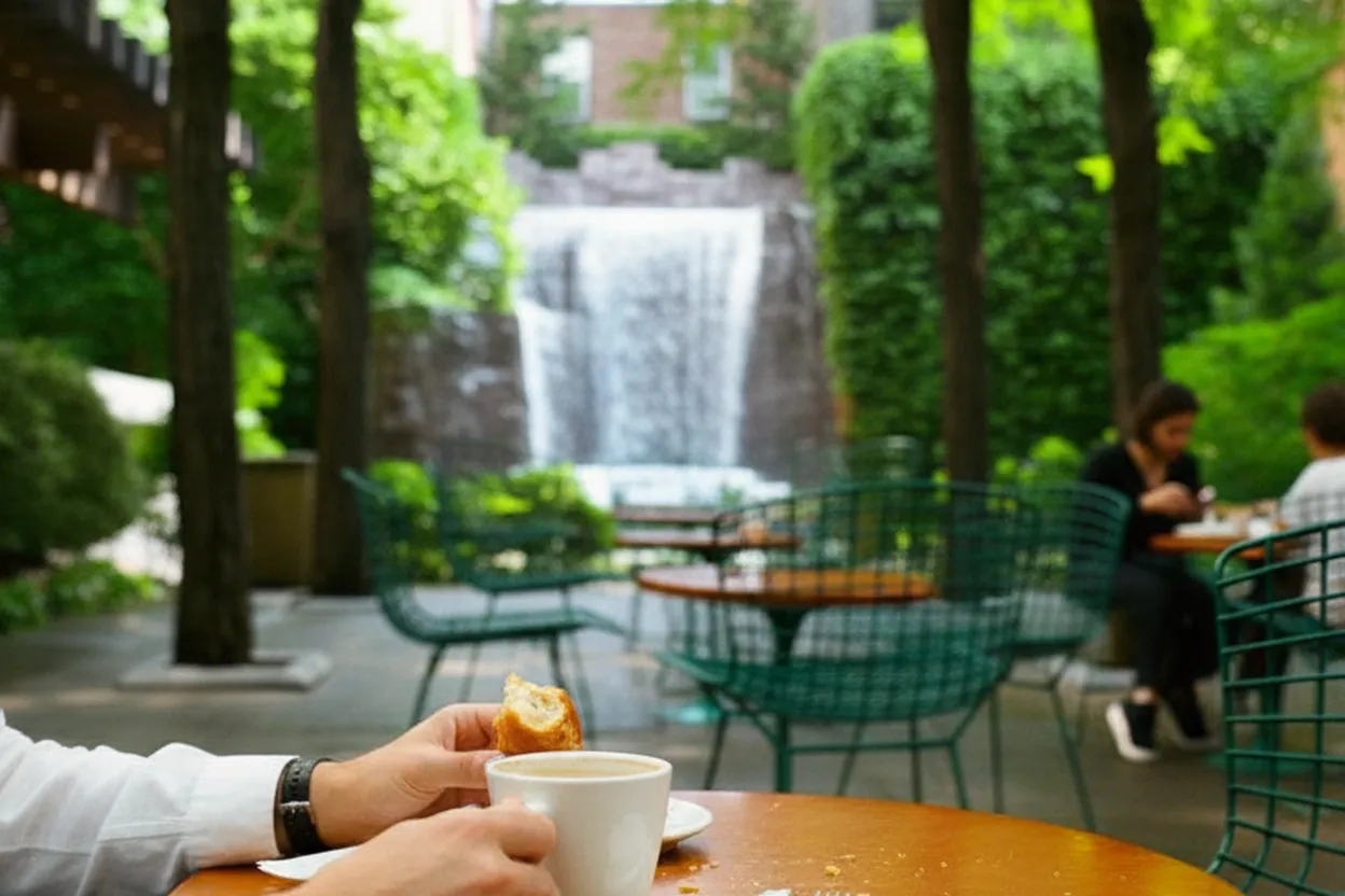 Editorial detail for Greenacre Park Waterfall Lunch When Midtown Needs a Five-Minute Escape