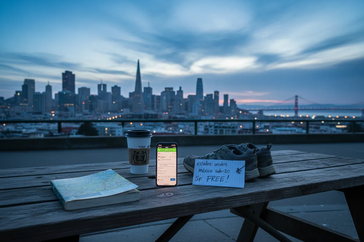 Realistic city scene for estados unidos sub-20 - méxico sub-20: A Useful San Francisco City Guide