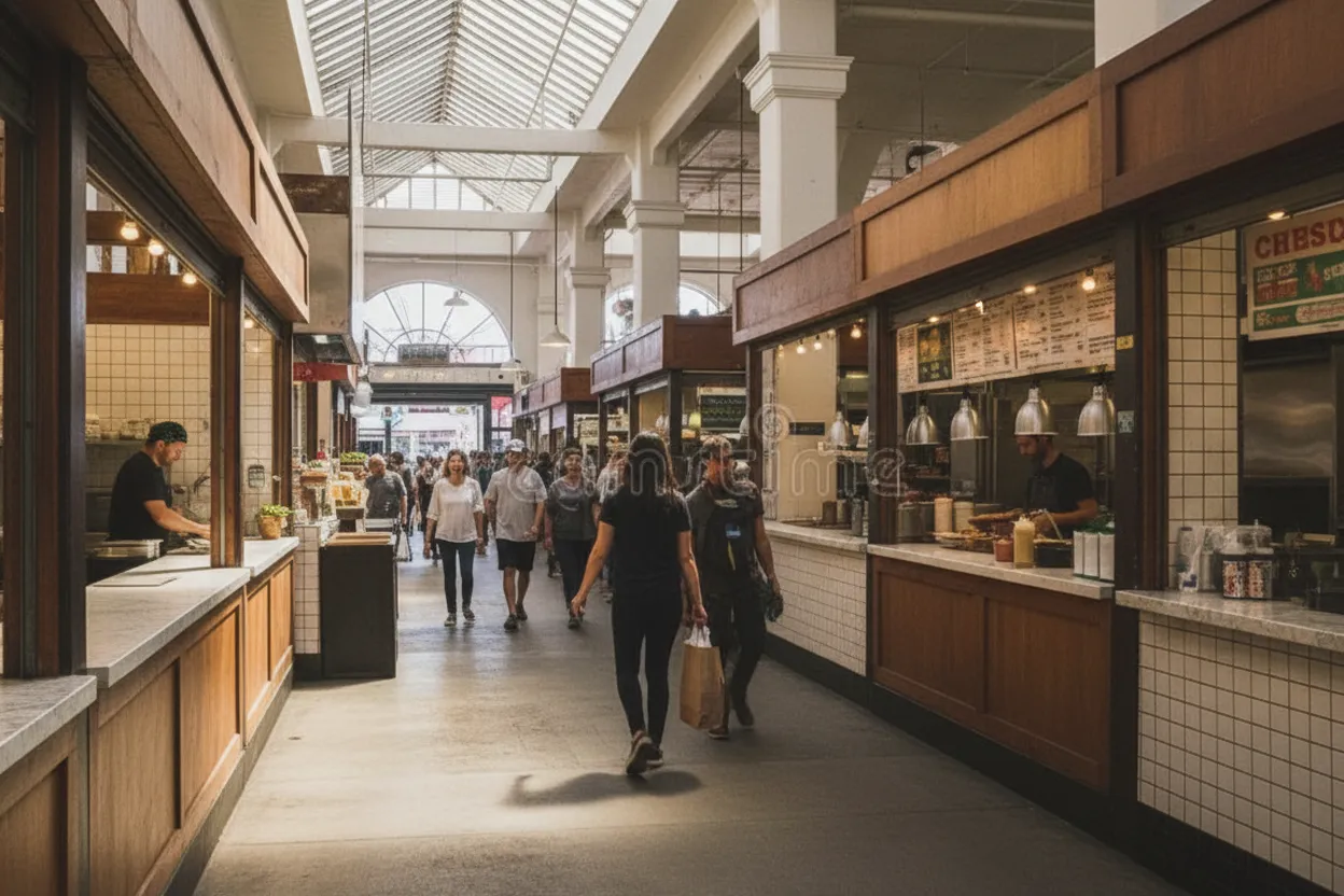Los Angeles experience scene for Verify ty masterson News Before a Grand Central Market Lunch
