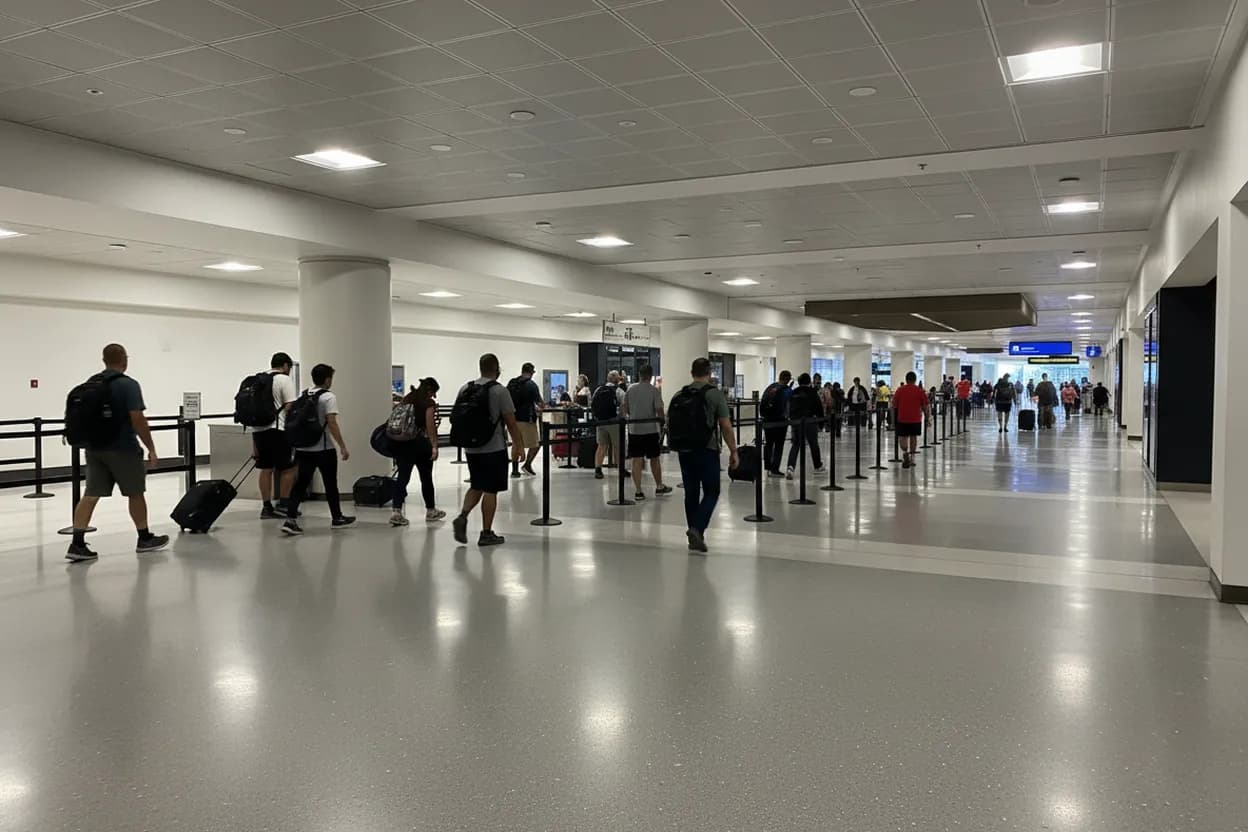 Miami experience scene for southwest passenger seating changes MIA gate timing and bar plan