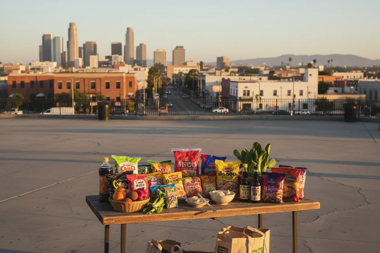 Realistic Los Angeles scene for LA 99 Ranch Guide for Asian Grocery Runs