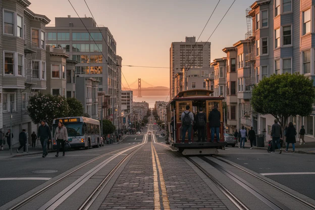Realistic city scene for julian newman: A Useful San Francisco City Guide