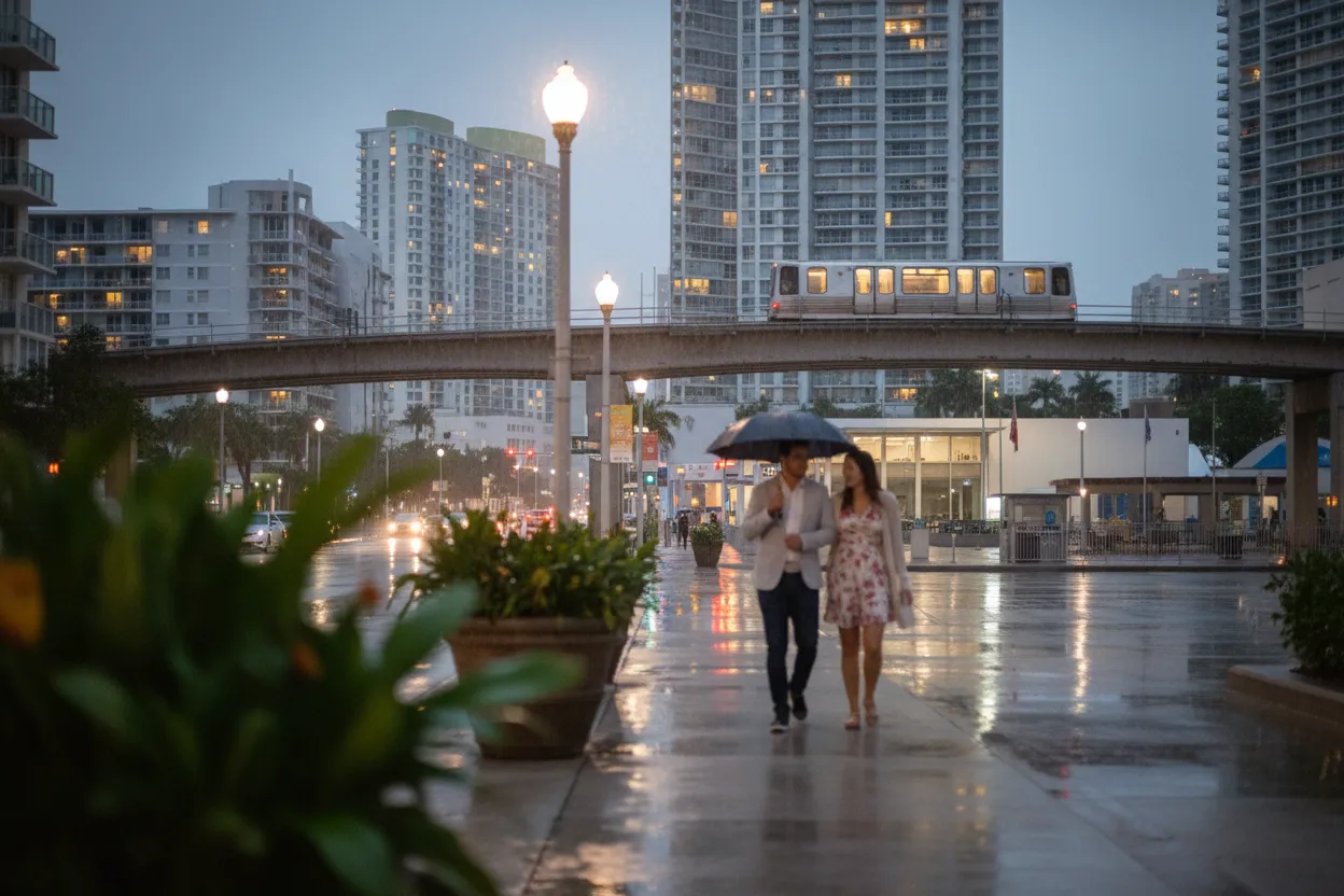 Practical city scene for Miami Movie Guide for Rainy-Day Date Plans