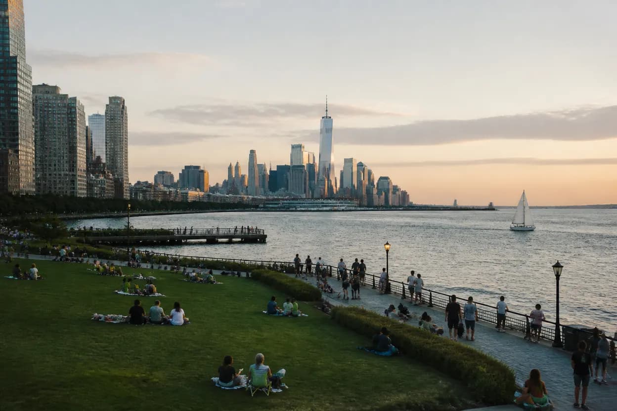 Realistic city scene for monica barbaro: A NYC Sports and Social Plan