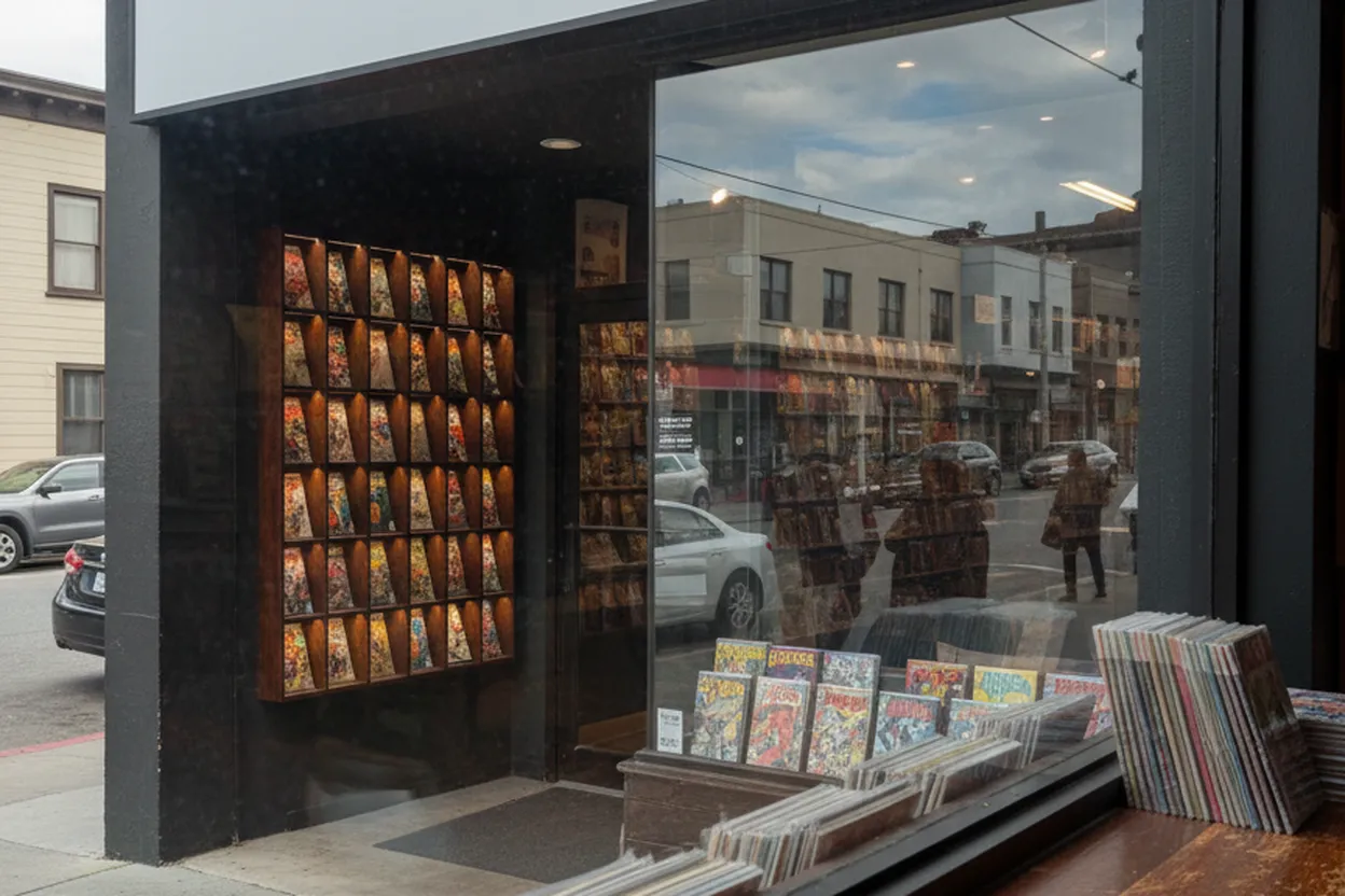 Editorial detail for the hood marvel Weekend Comic Route Through Divisadero Shops