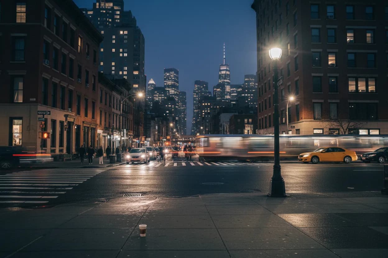Realistic city scene for terremoto: A Transit-Smart NYC Area Guide