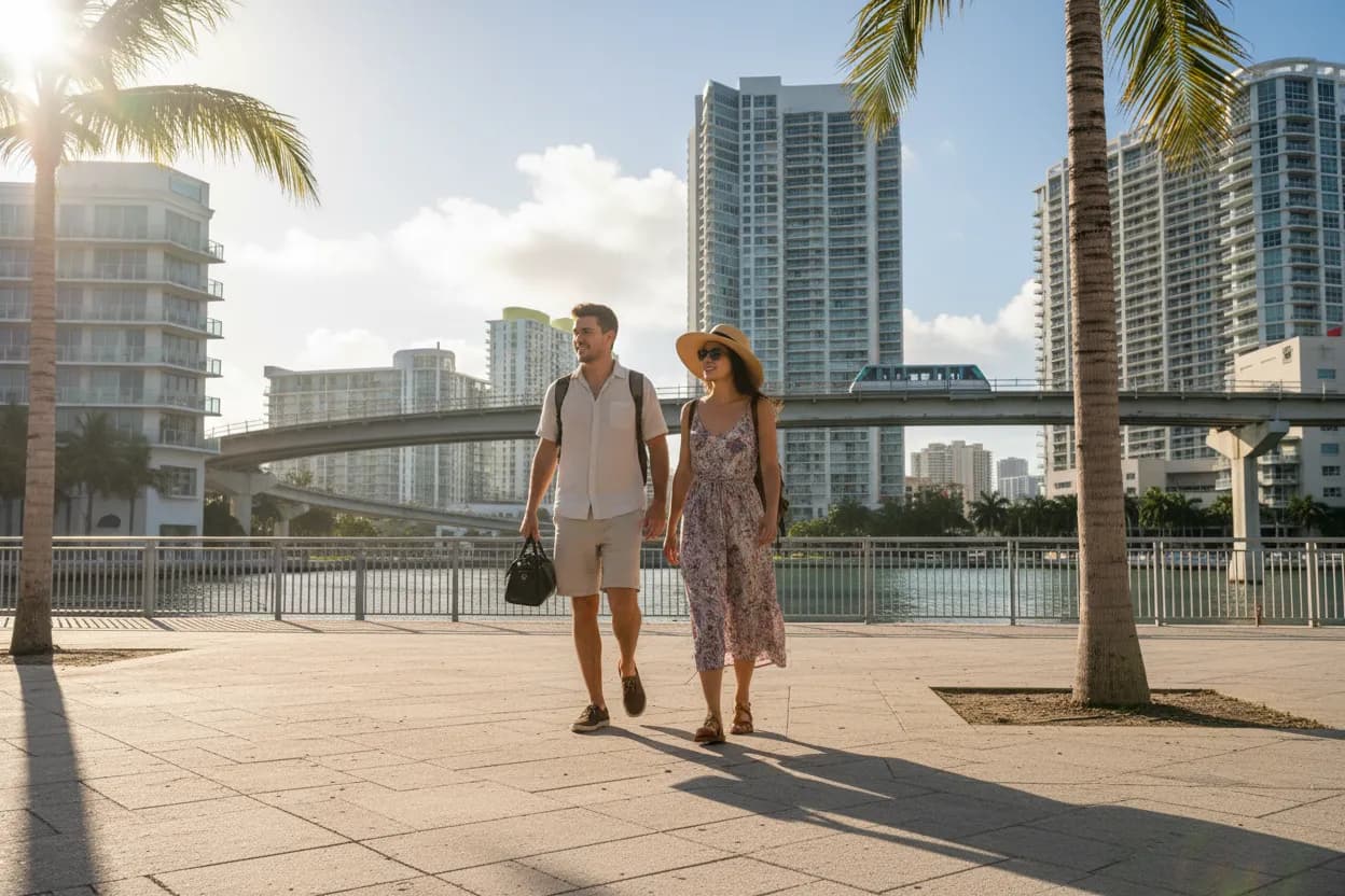 Practical city scene for Miami Bahamas Excursions Guide for Short Island Getaways