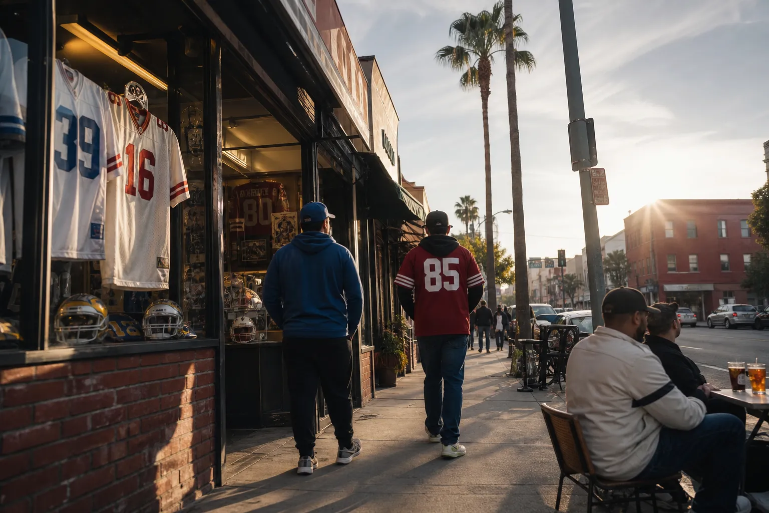 Local scene for larry fitzgerald Neighborhood Guide for LA Football Nostalgia in Los Angeles