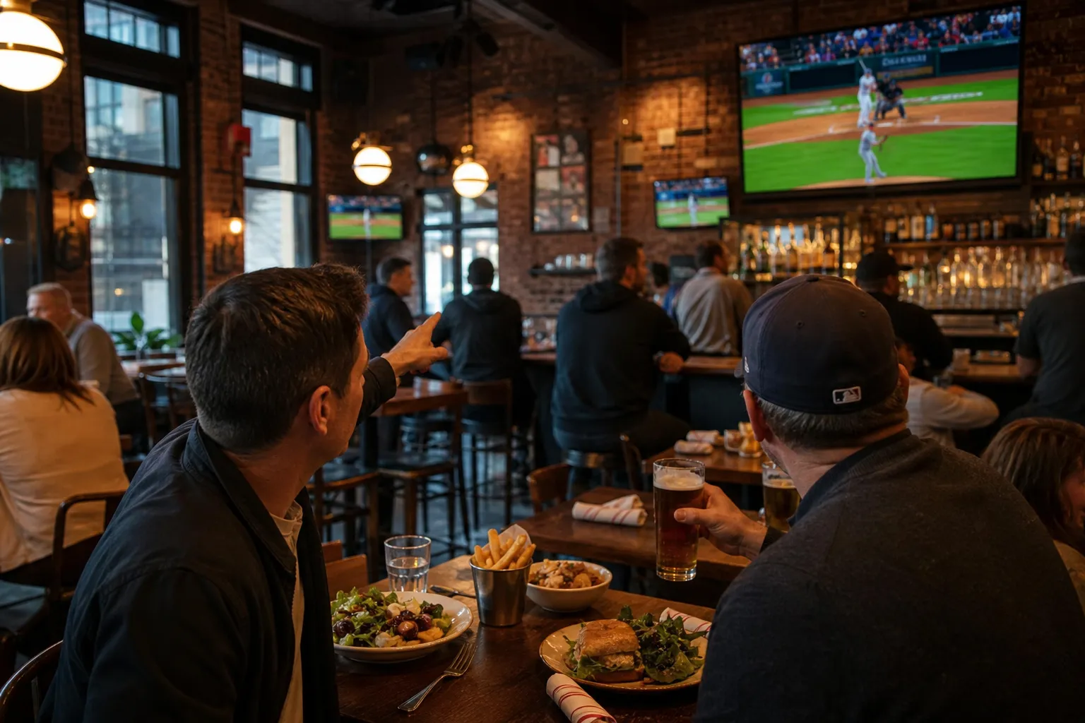 Local scene for twins vs royals Restaurant Choices Near Oracle Park Screens in San Francisco
