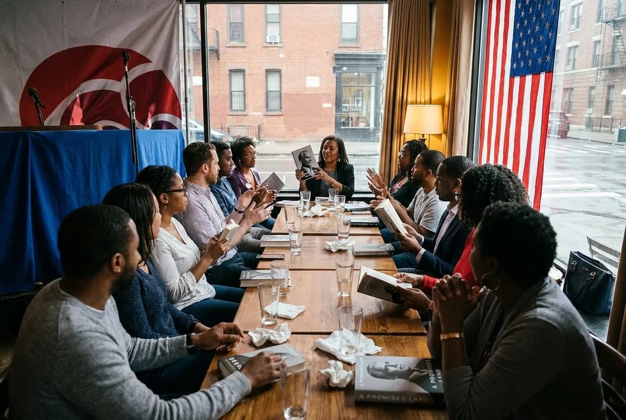 Editorial detail for barack obama: NYC Bars Hosting Political Book Clubs and Civic in NYC