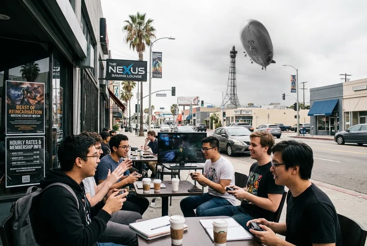 Cover for Beast of Reincarnation Gameplay Discussion: LA Weekend Gaming Cafe Meetup Routes in Los Angeles
