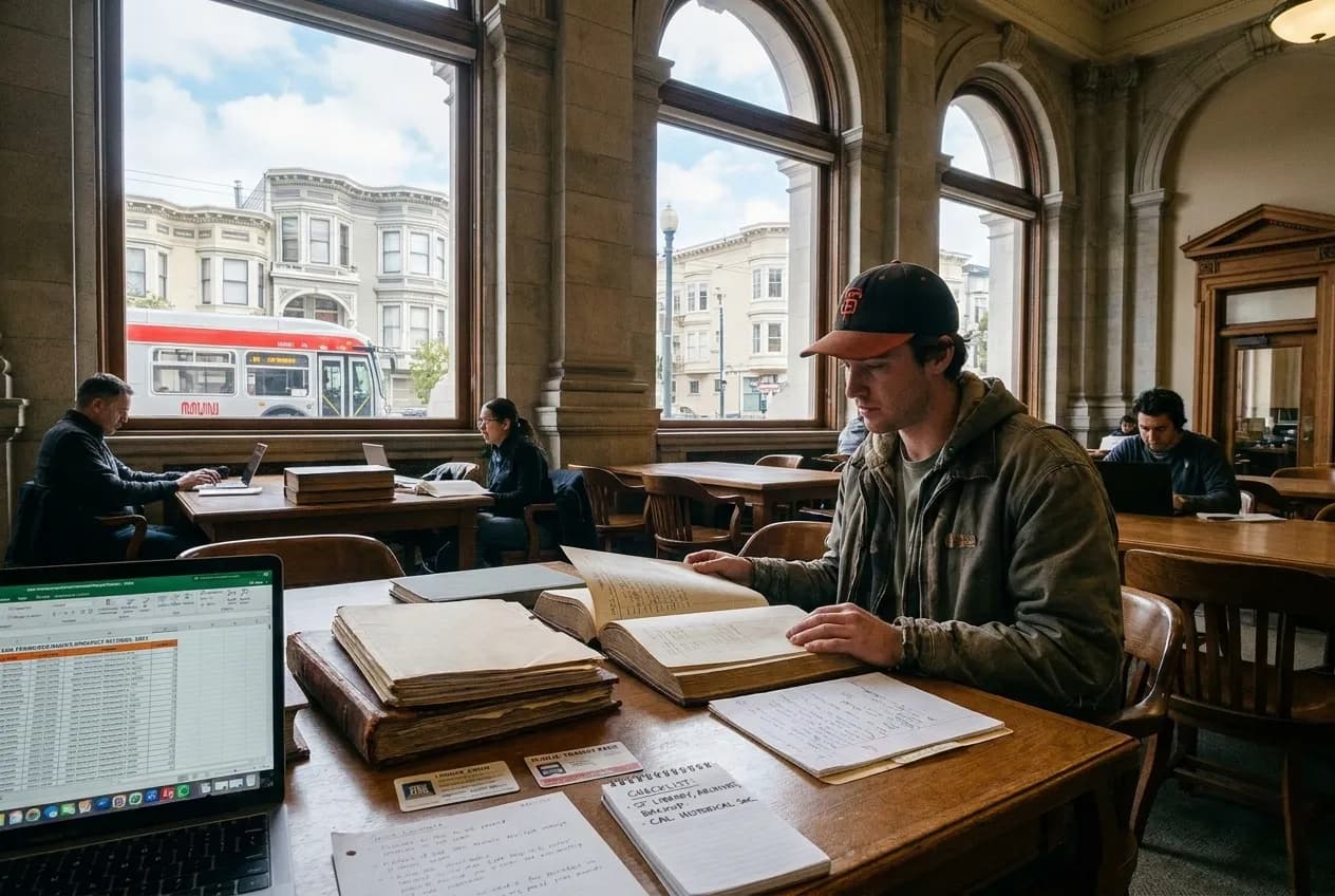 Cover for Jacob Lombard: SF Baseball Prospect Research Library Checklist in San Francisco