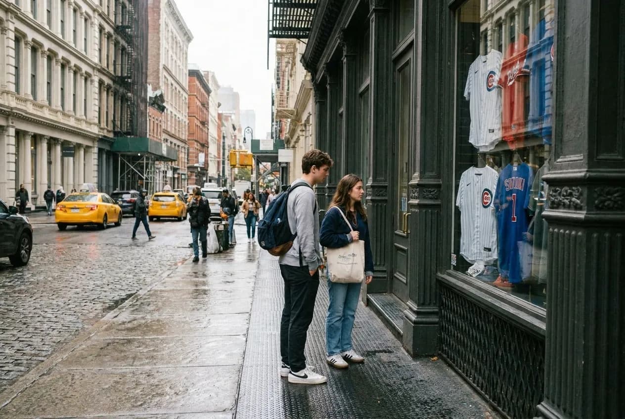Local scene for Seiya Suzuki Jersey Shopping: NYC Back-to-School Sports Gear Routes in NYC