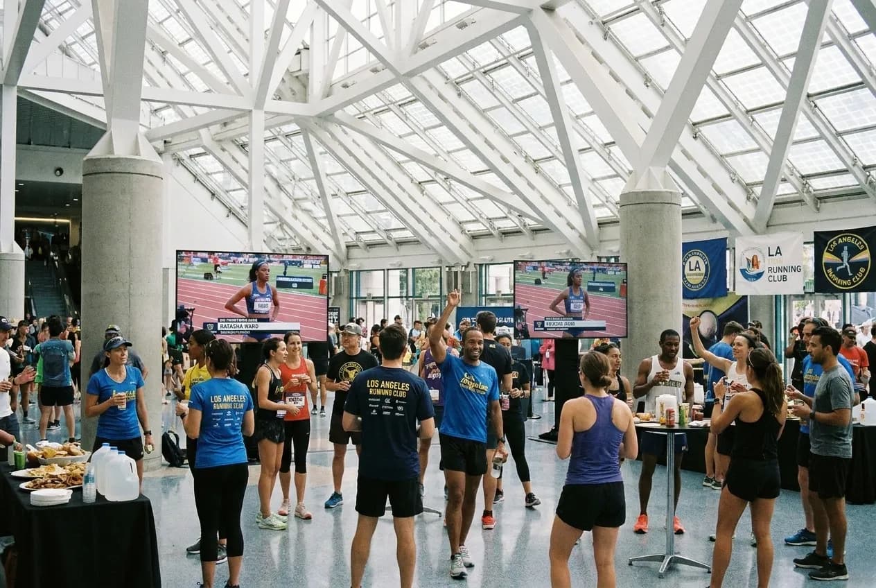 Cover for Natasha Ward Track and Field Performance: LA Running Club Social Viewing Events in Los Angeles