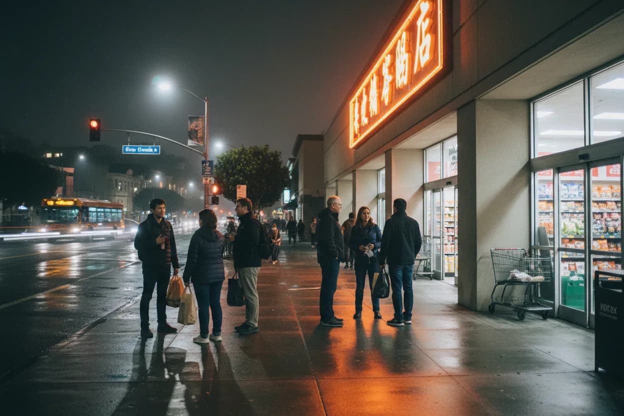 Realistic San Francisco scene for San Francisco 99 Ranch Market Guide for Hot Pot Shopping