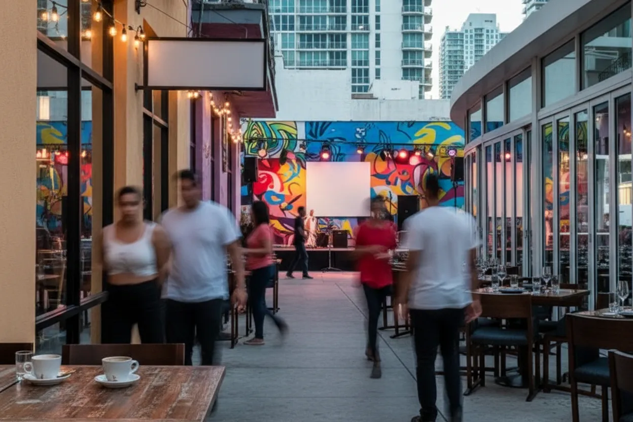 Miami experience scene for Anthony Bourdain Miami Dinner Corridors for Curious Eaters