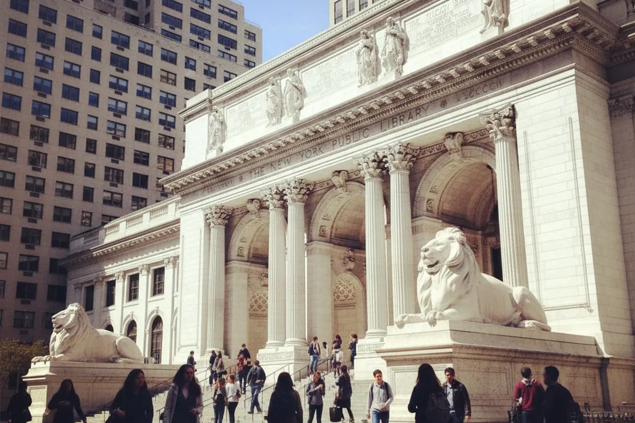 New York City experience scene for Uncovering Nikki Rodriguez Age: Verifying Information at NYC's Public Library