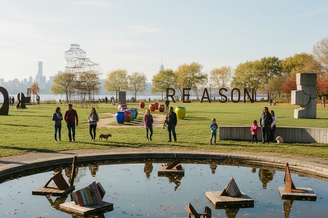 Cover scene for Noguchi’s Socrates Neighbor Test: Sculpture Park First or Museum First?