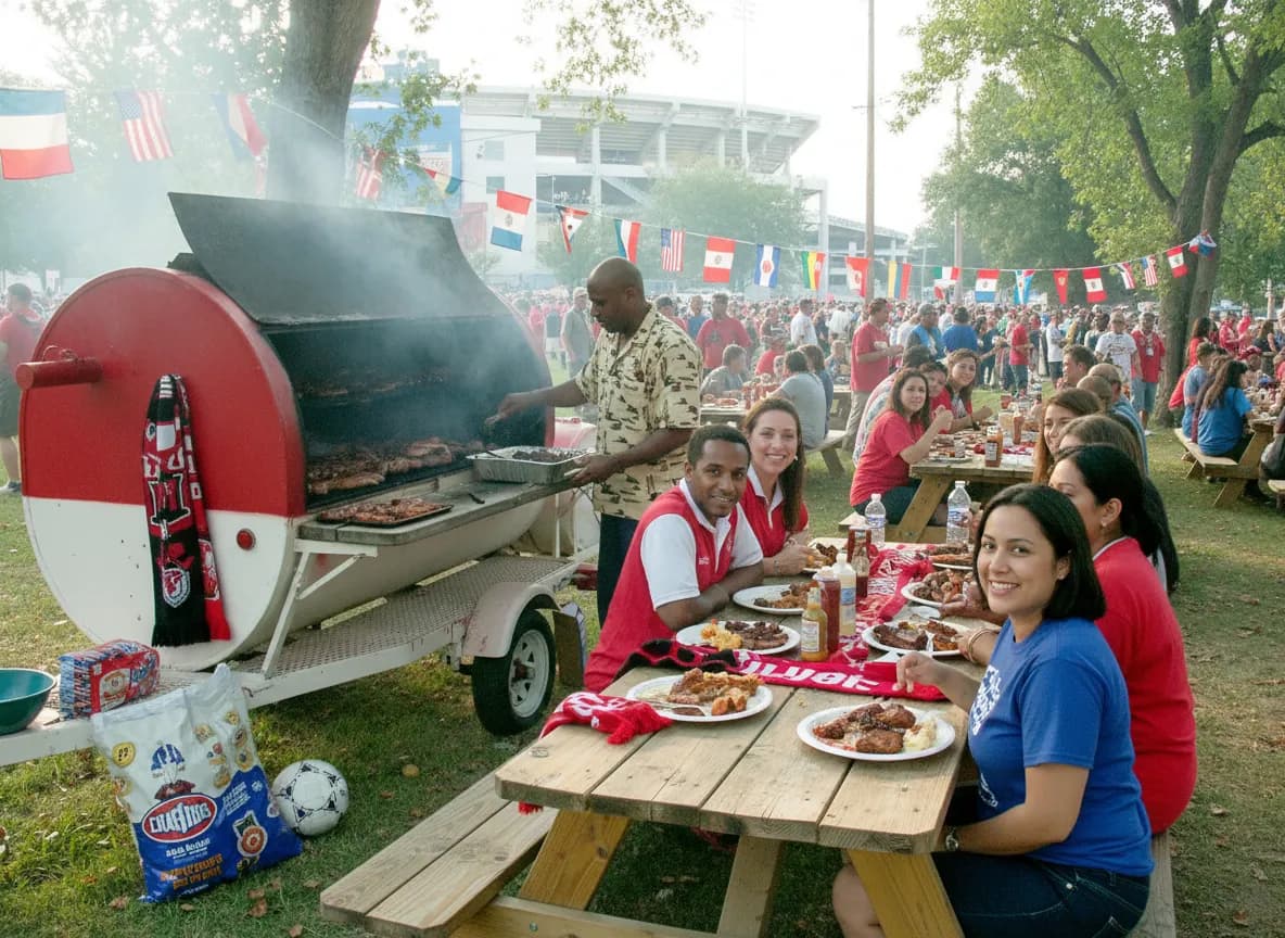 Kansas City BBQ Before Kickoff