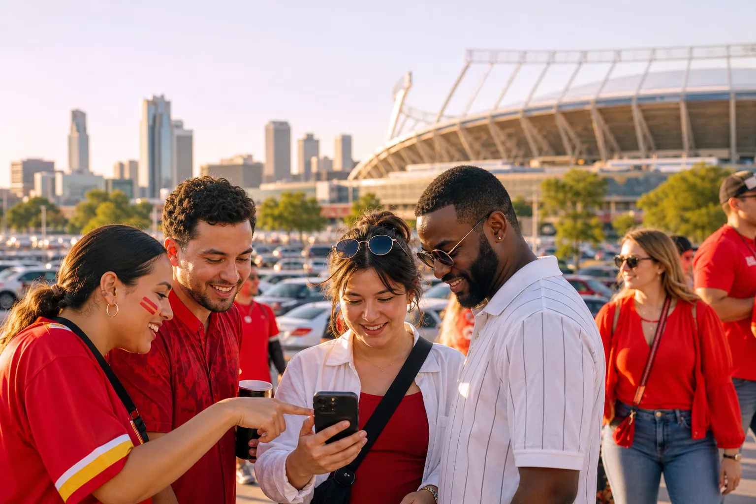 Kansas City fans planning a simple stadium exit after the match