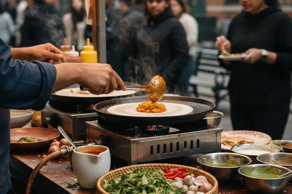 Editorial detail for Kanyakumari in Union Square: South Indian Dinner Before a Movie Backup