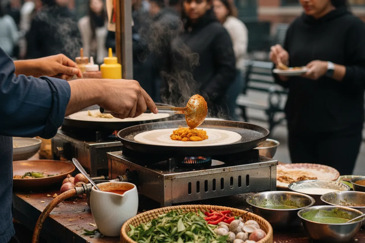 Editorial detail for Kanyakumari in Union Square: South Indian Dinner Before a Movie Backup