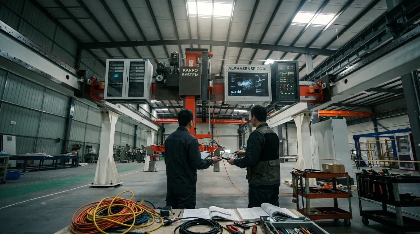 Photorealistic Karpo versus AlphaSense comparison scene 3