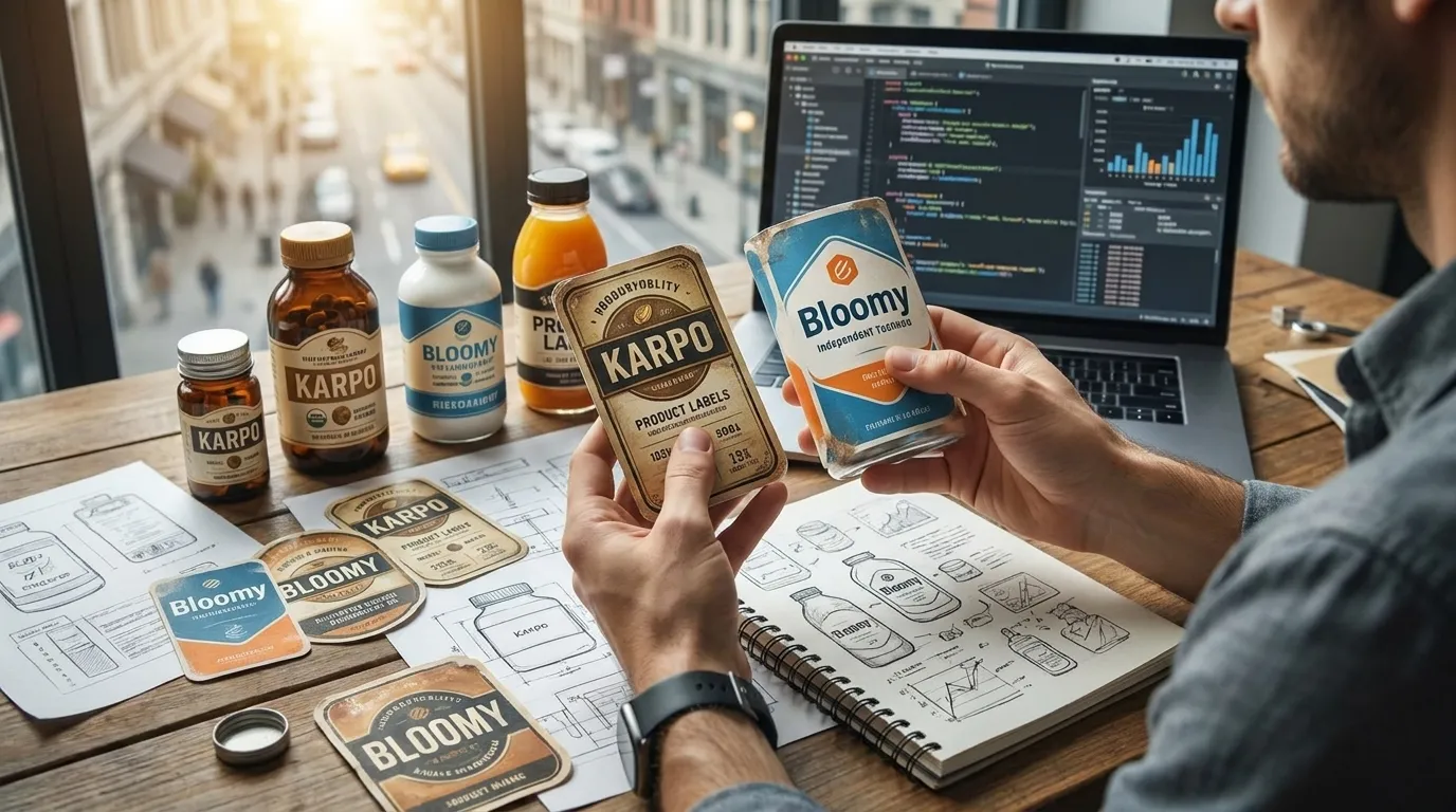 Photorealistic Karpo versus Bloomy comparison scene 2