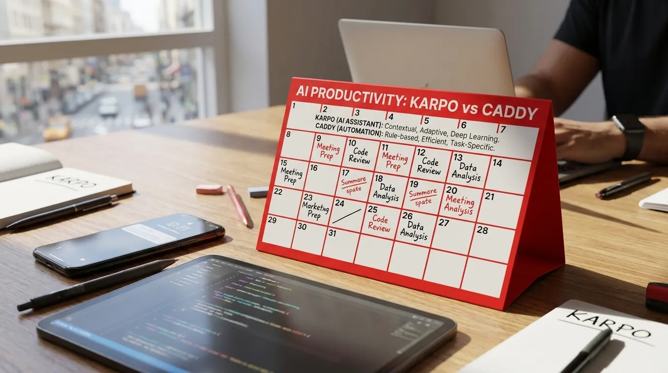 Photorealistic Karpo versus Caddy comparison scene 2