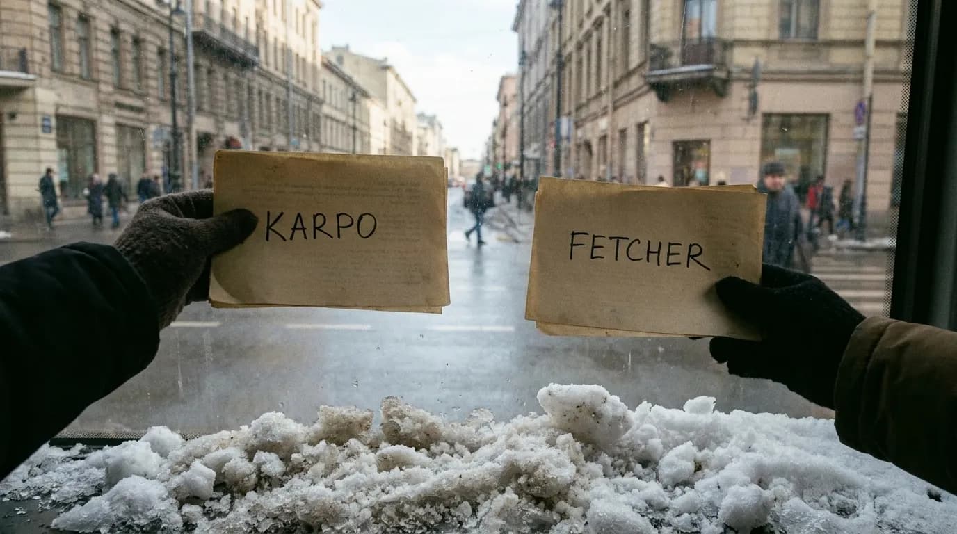 Photorealistic Karpo versus Fetcher comparison scene 3