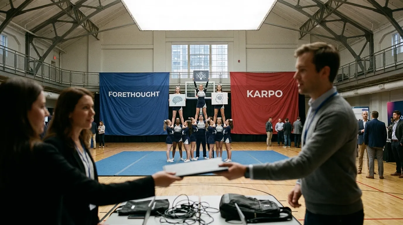 Photorealistic Karpo versus Forethought comparison scene 3