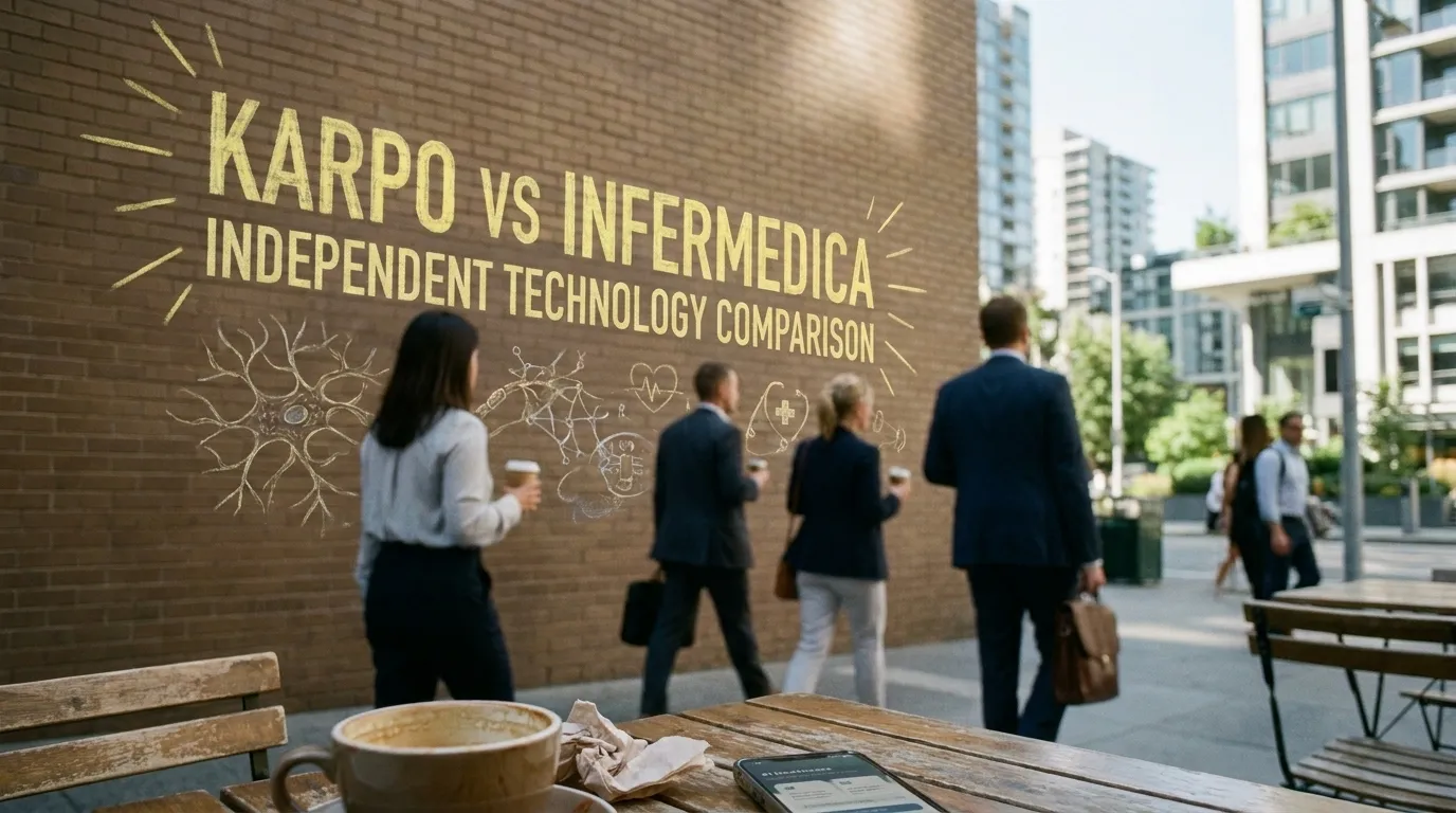 Photorealistic Karpo versus Infermedica comparison cover