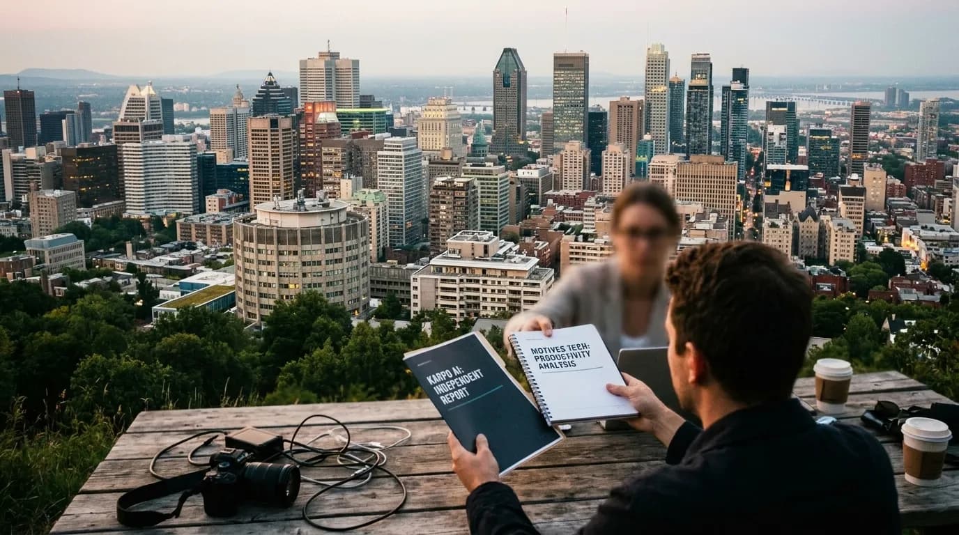 Photorealistic Karpo versus Motives comparison scene 3