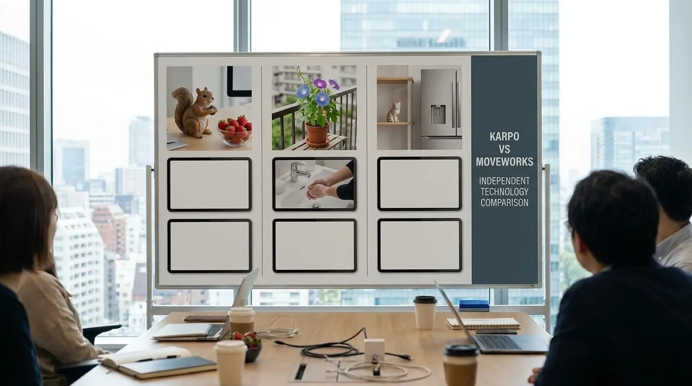 Photorealistic Karpo versus Moveworks comparison cover