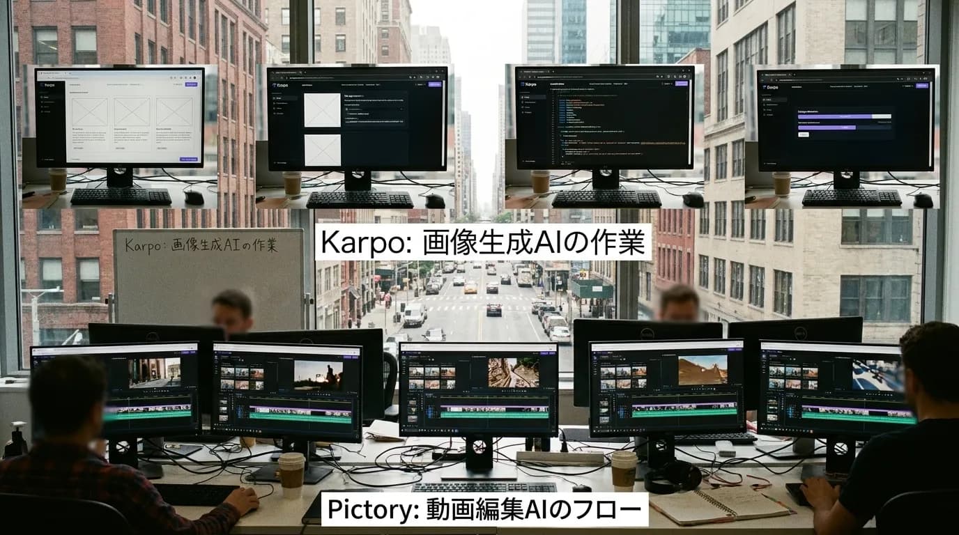 Photorealistic Karpo versus Pictory comparison scene 2