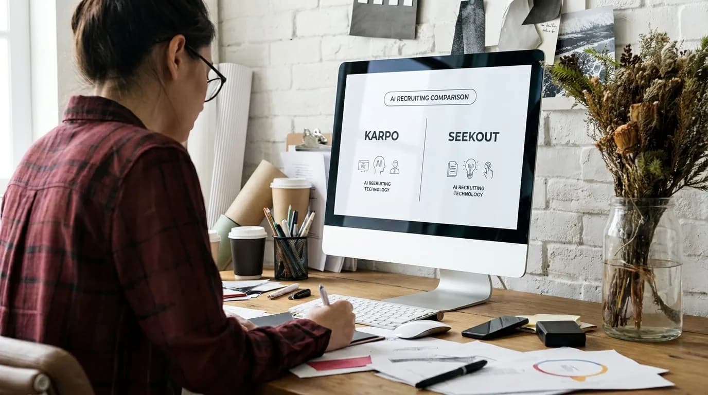Photorealistic Karpo versus SeekOut comparison cover
