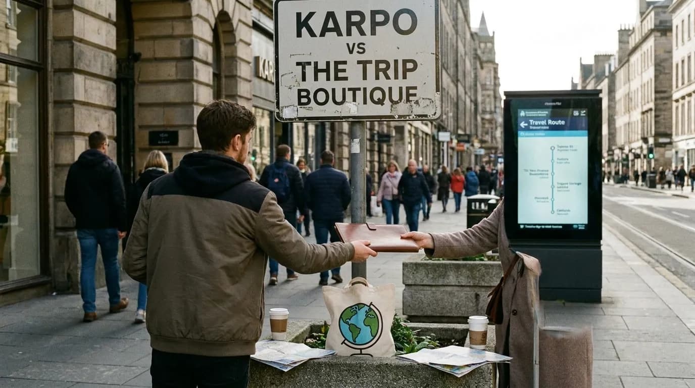 Photorealistic Karpo versus The Trip Boutique comparison scene 3