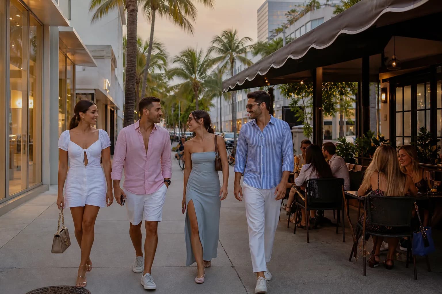 Distinct real-scene reference image for Miami local plan around kourtney kardashian