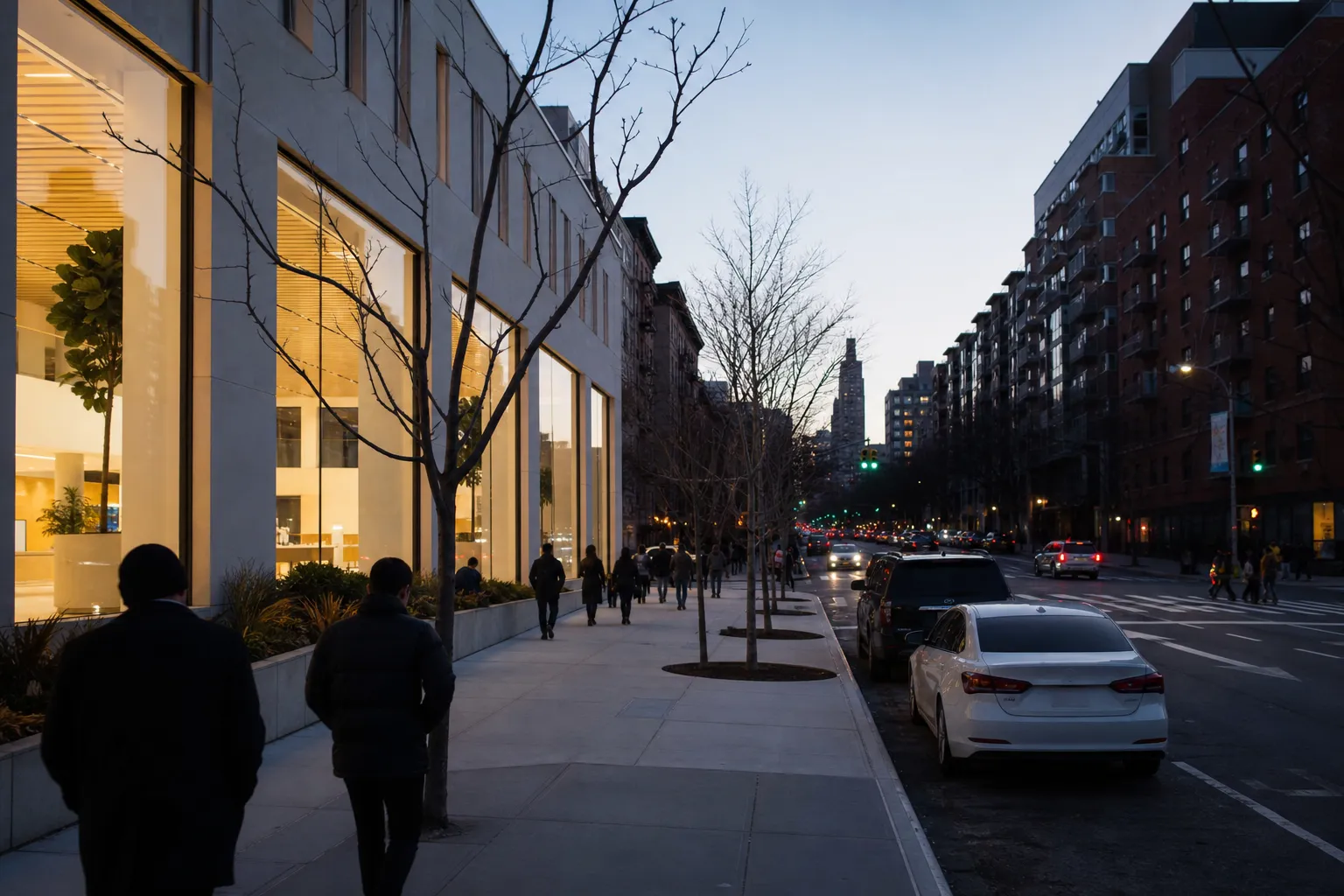 Distinct real-scene reference image for NYC: google store: NYC local plan that stays flexible
