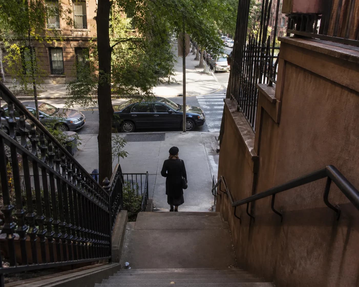 Distinct real-scene reference image for NYC local plan around adt down